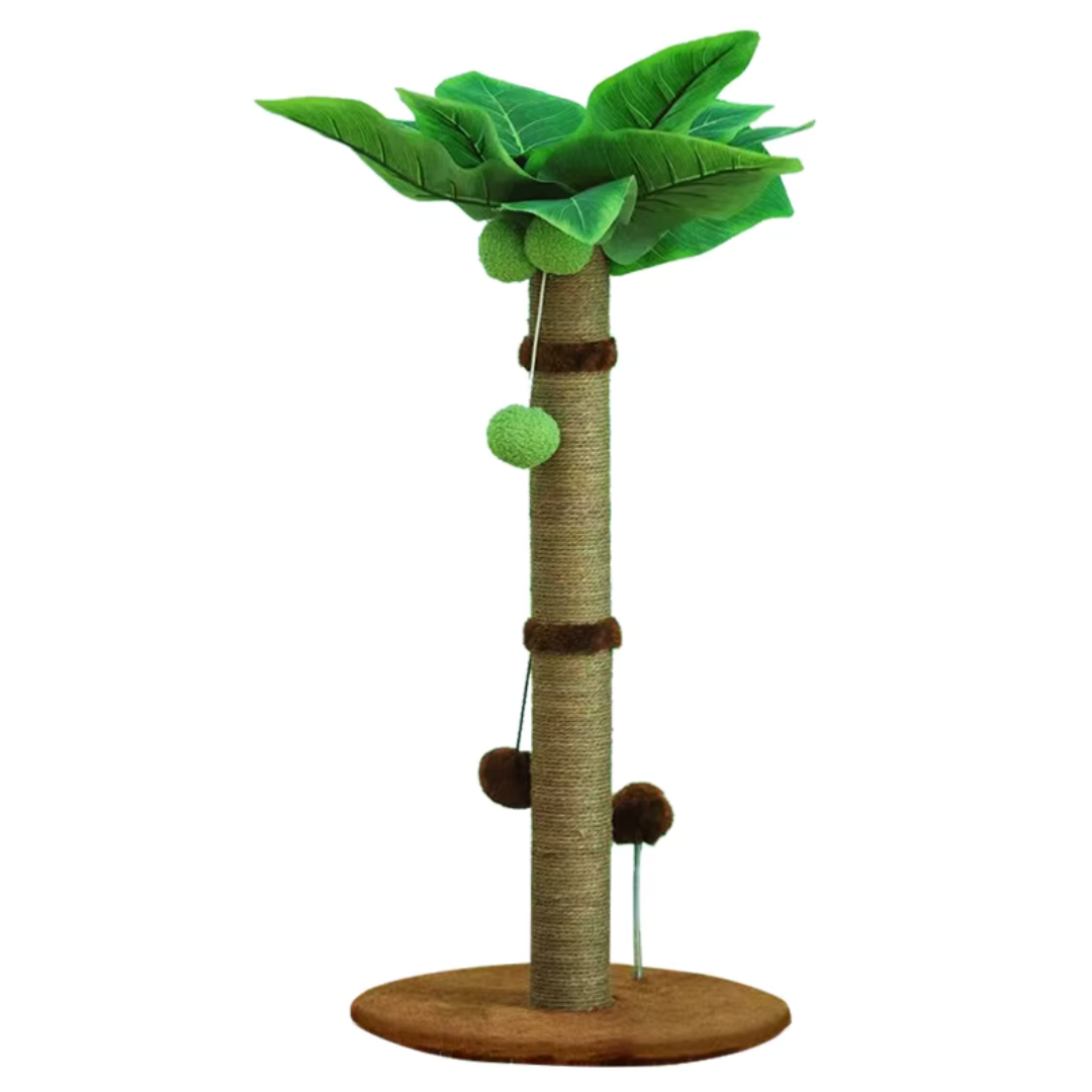 Interactive Tall Cat Scratching Post